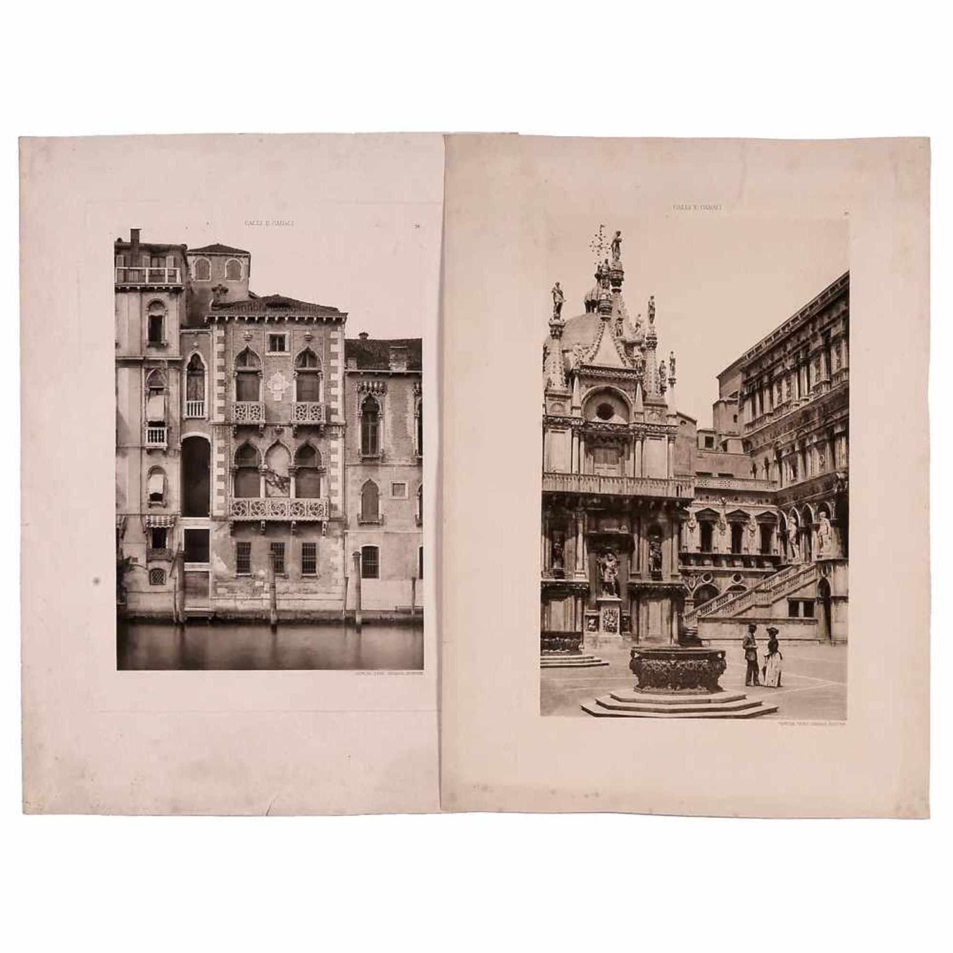G. Koppmann & Co. and Ferdinando Ongania1) G. Koppmann & Co., Hamburg (1842–1909). 4 vintage prints, - Bild 6 aus 7