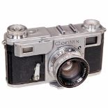 "Jena-Contax" (Contax II), 1947Carl Zeiss, Jena. Contax II, with engraving in accessory shoe: "