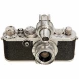 Leica If with Summaron 3,5 cm, 1953Leitz, Wetzlar. no. 673259, red-dial synchronization, Summaron