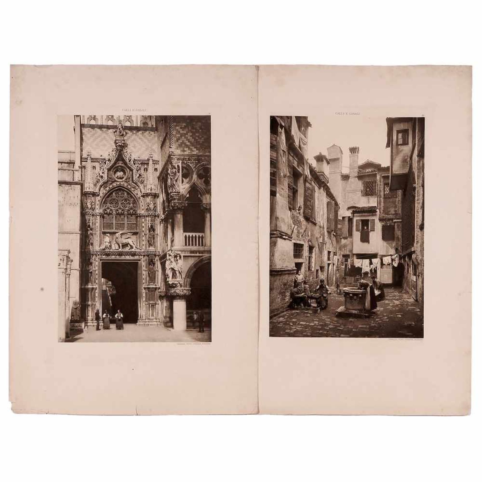 G. Koppmann & Co. and Ferdinando Ongania1) G. Koppmann & Co., Hamburg (1842–1909). 4 vintage prints, - Bild 4 aus 7