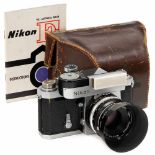 Nikon F, 1959Nippon Kogaku, Tokyo. No. 6400594 (first serial number 6400000), from the first year (