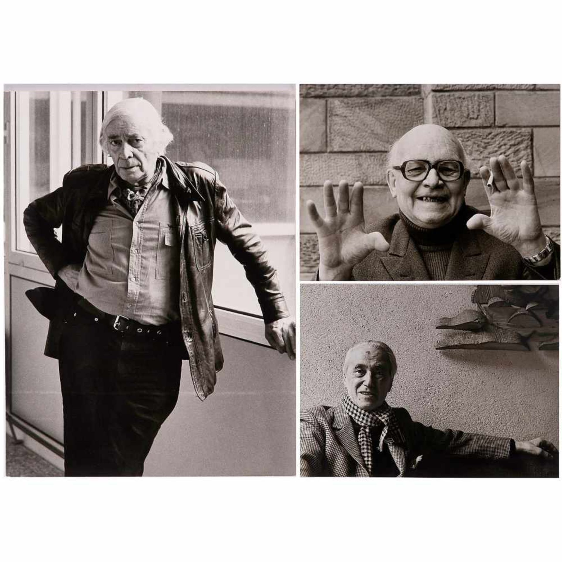 Fritz Kempe (1909–1988)1) "Umbo", 1978. Portrait of the Bauhaus photographer Otto Umbehr, gelatin