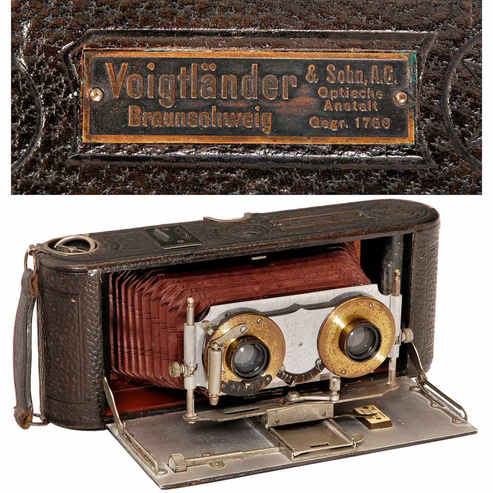 Voigtländer Stereo-Panorama Camera for Rollfilm 6 x 13, 1905Voigtländer & Sohn, Braunschweig. Stereo