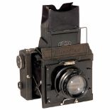 Miroflex B (859/7), c. 1927Zeiss Ikon. SLR camera 9 x 12 cm, no. L49342, focal plane shutter 1/