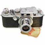 Leica IIIf with Elmar 5 cm, 1953Leitz, Wetzlar. Interesting serial number "Nr. 656001", red-dial