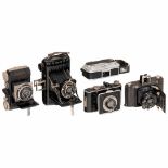 5 Cameras from Germany1) Kodak, Stuttgart. Retina I (Typ 117), 1934, no. 460139, Xenar 3,5/5 cm in