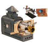 "Bob II" Ernemann Sciopticon, c. 1907Ernemann, Dresden. With wood slider for 8,5 cm images and other