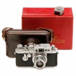 Leica IIIg with Original Box, 1957Leitz, Wetzlar. 1) Leica IIIg, no. 879647 (inside and on top