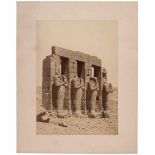 Felice A. Beato (1832–1909)Egypt, Luxor, Ramesseum, c. 1870–80, albumen print, 26 x 37 cm, mounted