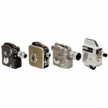 Lot of Ercsam Movie Cameras and other Models, 1950–60Ercsam Camex 9,5 mm, Ercsam Camex Reflex 8,