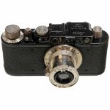 Leica I (A) Converted to Leica II, 1926Leitz, Wetzlar. "No. 1789". Nickel Elmar 3,5/50 mm, no.