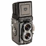 Rolleiflex T (First Model), 1958Franke & Heidecke, Braunschweig. No. T 2119267, first model in grey,