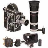 Bolex H16 RX, c. 1960Paillard, Switzerland. Reflex camera for 16mm film on 30m daylight spools,