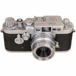 Leica IIIg with Summaron 3,5 cm, 1957Leitz, Wetzlar. No. 878362, chrome, second shutter curtain