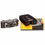 Kodak Stereo Camera with Viewer, 1954Eastman Kodak, USA. 1) 35mm camera, for pairs of 24 x 24 mm