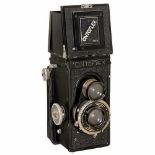 Ontoflex No. 3 (Model 2) "Tessar", 1940Éts G. Cornu, Paris. TLR camera for rollfilm 6 x 9 cm, with