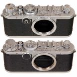 Leica Ic and IfLeitz, Wetzlar. 1) Leica Ic, 1951, no. 561720, good condition. (3+/2). – And: 2)