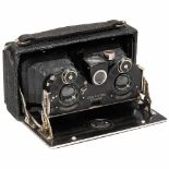 Ica Stereolette Cupido 620, 45 x 107, 1912Ica AG, Dresden. Folding-bed stereo camera for plates of