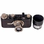 Leica I (A) "Hektor", 1930Leitz, Wetzlar. No. 45748, with Hektor 2,5/50 mm, a very fast lens for the