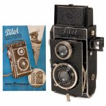 Pilot Reflex (3 x 4 cm), 1931Kamera-Werkstätten (K.W.) Guthe & Thorsch, Dresden. TLR camera 3 x 4 cm