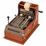 Comptograph, c. 1898Printing adding machine, invented and patented by Dorr E. Felt, manufactured