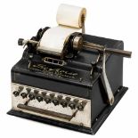 Morse Pre-Vis Adding Machine, 1915 onwardsAmerican printing adder, made by Morse Adding Machine