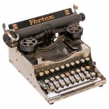 Portex Model 5 Chrome Typewriter, 1922American three-row portable typewriter, manufactured by Rex