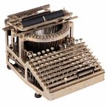 Duplex Typewriter, 1892Duplex Typewriter Co, De Moines, Iowa. Serial no. 242, nickel-plated