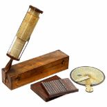 3 Calculating Devices1) Professor Fuller's Slide Rule Calculator, 1921, logarithmic calculating drum