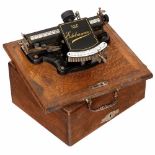 "Edelmann" Typewriter, 1897Invented by Wilhelm Wendt, D.R.P. no. 101672, patented 1897, U.S. no.