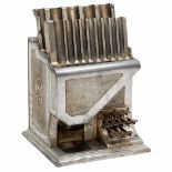 Potter Coin Machine, c. 1920American coin changer, model 17, serial no. 1617, aluminum case,