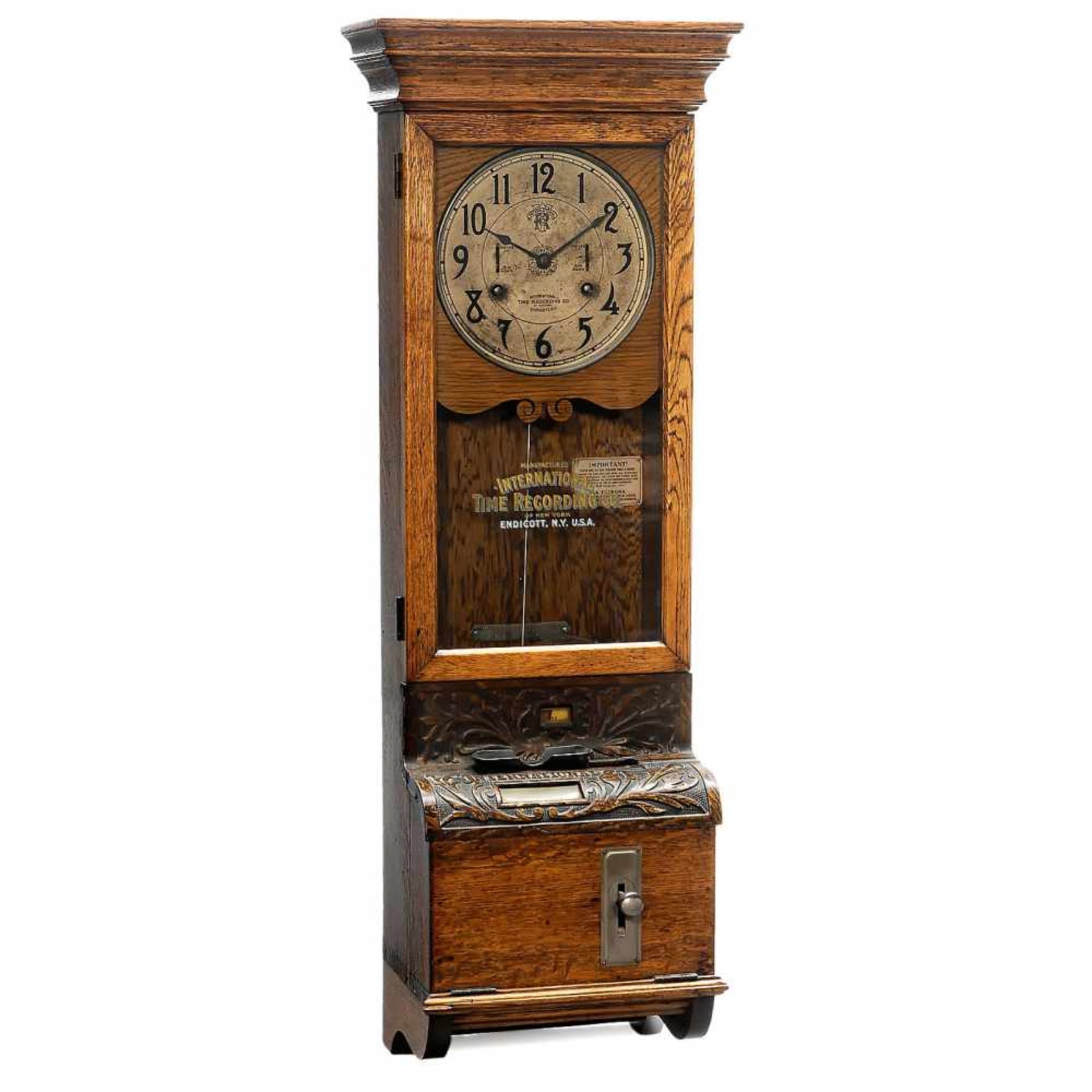 American Time Clock, c. 1905International Time Recording Company (ITR), New York, invented and