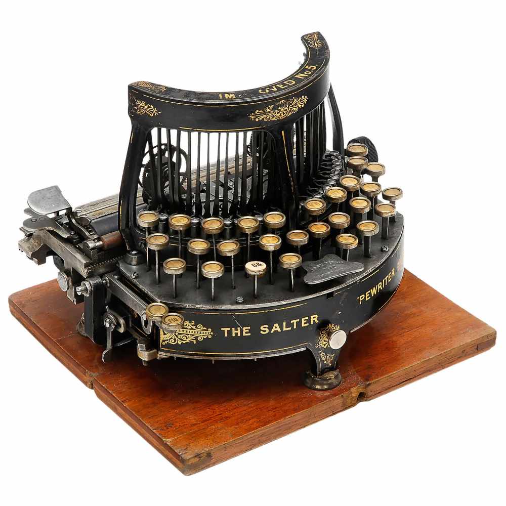 The Salter Standard No. 5, 1892George Salter & Company, West Bromwich, England. 3-row Ideal