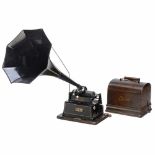 Edison Gem Phonograph Model B, c. 1906For 2-minute cylinders, serial no. 209049, with model C