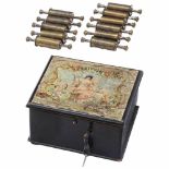 Interchangeable "Multiphone" Manivelle Musical Box by Charles Ullmann, c. 1890No. 625 (pencil