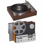 SME Record-Player and Revox Tape Recorder1) SME-ERA mk.3. record-player, France, c. 1970. 33 and