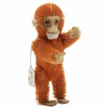 Monkey Prototype from Schuco Product Development, c. 1935Chimpanzee with orange fur, mohair and