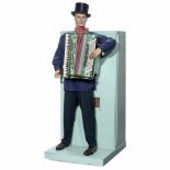 Computer-Controlled Accordion Player by Decap, c. 1989Anvers, Belgium. Life-sized automaton figure