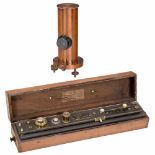 2 Physical Instruments, c. 19001) Mirror galvanometer by W & J George Ltd., Birmingham. no. 1273,