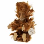 Monkey Prototype from Schuco Product Development, c. 1935Orang-utan with shaggy red-brown, fur,