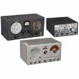 3 American Amateur Receivers1) Hallicrafters Sky Buddy S-19, 6 tubes, broadcast, SW and Police, AC