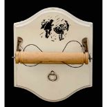 Musical Toilet Paper Holder, c. 19252 melodies: "Merry Widow" and "Blue Danube", Made in Switzerland