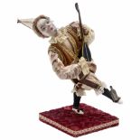 Clown Equilibrist Automaton by Decamps, c. 1920 and laterWith plaster-composition character head,