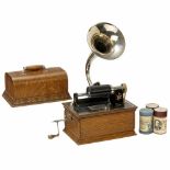 Columbia Graphophone Type AT Phonograph, 1903 onwardsFor 2-minute cylinders, serial no. 244782,