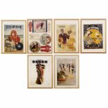 Rumba Dance Lesson and 5 Gramophone Advertising Posters1) "Learn to Dance the Rumba", Vogue