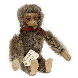 Somersaulting Monkey Prototype from Schuco Product Development, c. 1935Chimpanzee with brown fur,