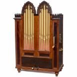 English Chamber Barrel Organ by Bates, early 19th CenturyNo. 2265, made by T.C. Bates, London.