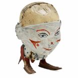 Big-Footed Head by Siegfried Günthermann, c. 1920Nuremberg, hand-painted tin, spring-driven (