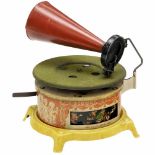 Figura-Phone Toy Gramophone, c. 1925Gama, Georg Adam Mangold, Fürth, Germany. Lithographed tin,