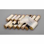 15 Paper Rolls for Trumpet Organs45 notes, suitable for Bacigalupo, Niemuth and Hofbauer organs, 7